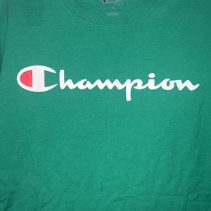 Champion 2XL  green tshirt